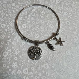 Silver “Earth Angel” bracelet